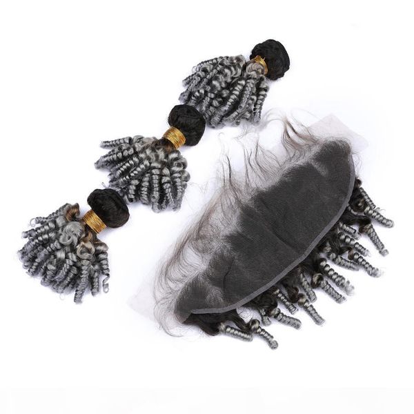 grey loose wave funmi hair extension 3 bundles deals with ear to ear lace frontal grey ombre human hair weaves, Black;brown
grey loose wave funmi hair extension 3 bundles deals with ear to ear lace frontal grey ombre human hair weaves, Black;brown