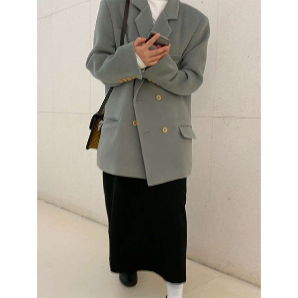 yingzi oni's more beautiful mint green coat women's loose thickened tweed suit in autumn and winter, White;black
yingzi oni's more beautiful mint green coat women's loose thickened tweed suit in autumn and winter, White;black