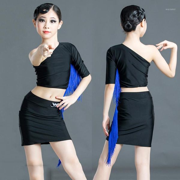 2020 new black dress girls latin dance clothes fringe sleeve skirt jupe femme professional dancewear competition costume 37201, Black;red
2020 new black dress girls latin dance clothes fringe sleeve skirt jupe femme professional dancewear competition costume 37201, Black;red