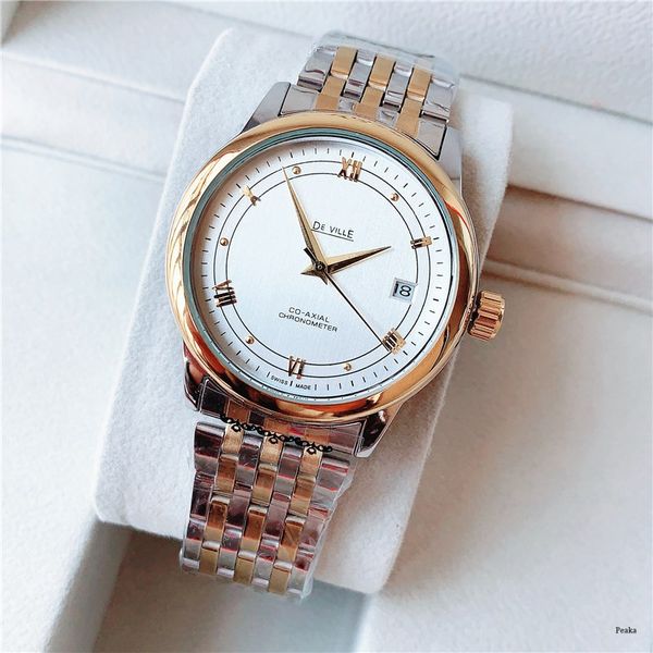 2021 three stitches automatic mechanical watch luxury fashion men sport watches steel belt omg wristwatches de ville, Slivery;brown
2021 three stitches automatic mechanical watch luxury fashion men sport watches steel belt omg wristwatches de ville, Slivery;brown