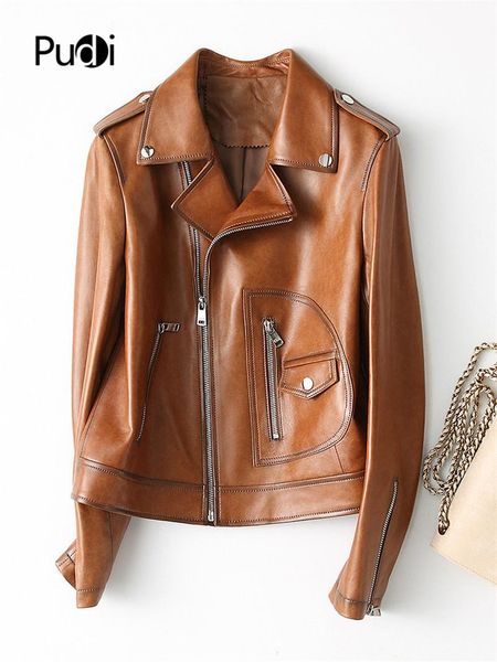women's leather & faux pudi a29051 2021 women genuine sheep coat lady leisure pocket sheepskin jacket fall/winter, Black
women's leather & faux pudi a29051 2021 women genuine sheep coat lady leisure pocket sheepskin jacket fall/winter, Black