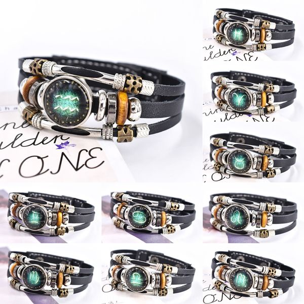 lovers luminous glass night sky 12 constellations with pattern snap button and multi-layer beaded beaded luminous bracelet woven bracelet 7g, Golden;silver
lovers luminous glass night sky 12 constellations with pattern snap button and multi-layer beaded beaded luminous bracelet woven bracelet 7g, Golden;silver