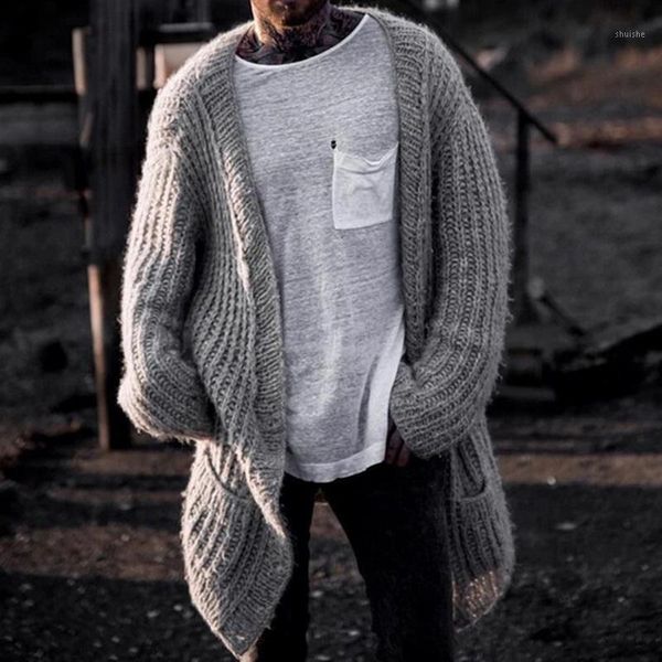 cysincos thick sweaters cardigan coat men slim fit jumpers knit warm winter autumn midi sweatercoat men long solid sweater coat1, White;black
cysincos thick sweaters cardigan coat men slim fit jumpers knit warm winter autumn midi sweatercoat men long solid sweater coat1, White;black