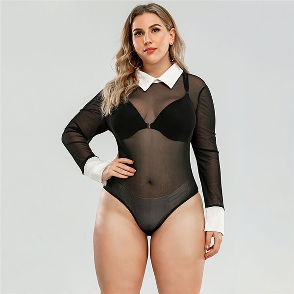 cross-entry 2020 new jumpsuit long sleeve with shirt breathable comfortable mesh womens clothing direct sales, Black;white
cross-entry 2020 new jumpsuit long sleeve with shirt breathable comfortable mesh womens clothing direct sales, Black;white