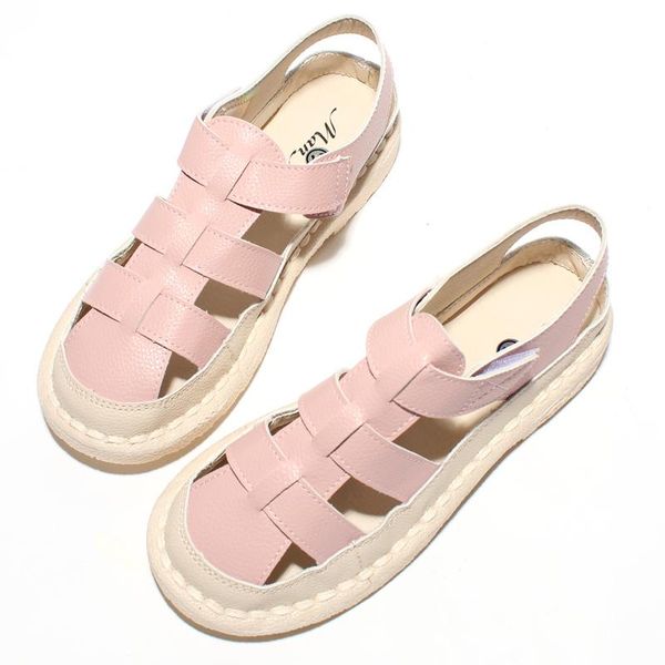nice girl genuine leather female sandals new literary retro flat casual shoes roman shoes college wind soft bottom sandals, Black
nice girl genuine leather female sandals new literary retro flat casual shoes roman shoes college wind soft bottom sandals, Black