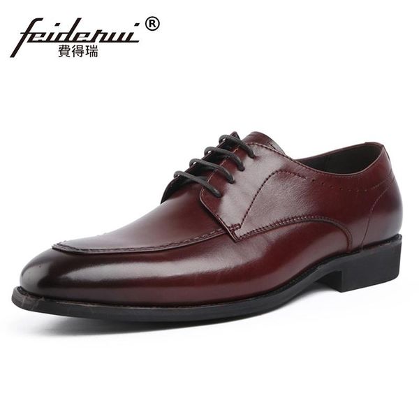 dress shoes classic genuine leather men's derby flats round toe laces handmade party oxfords formal wedding man js222, Black
dress shoes classic genuine leather men's derby flats round toe laces handmade party oxfords formal wedding man js222, Black