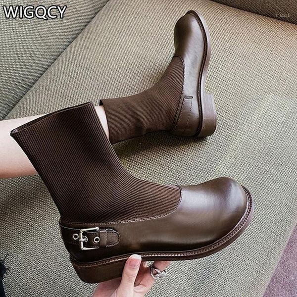 boots 2021 autumn socks women british style retro thick heel breathable knitted small leather women1, Black
boots 2021 autumn socks women british style retro thick heel breathable knitted small leather women1, Black