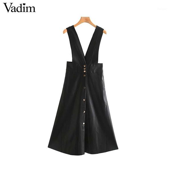 vadim women chic pu leather midi skirt buttons decorate female basic stylish black a line mid calf skirts mujer ba8041
vadim women chic pu leather midi skirt buttons decorate female basic stylish black a line mid calf skirts mujer ba8041