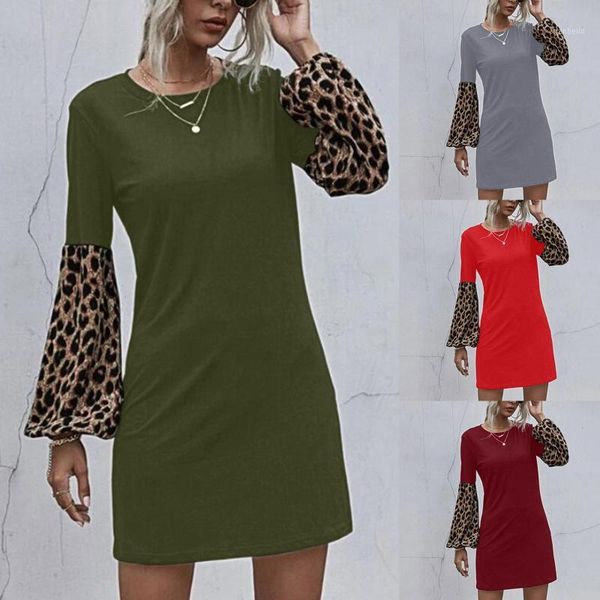 ladies round neck leopard print long sleeve dress slim bag hip bodycon vestido 2020 new pure color small fresh dress1, Black;gray
ladies round neck leopard print long sleeve dress slim bag hip bodycon vestido 2020 new pure color small fresh dress1, Black;gray