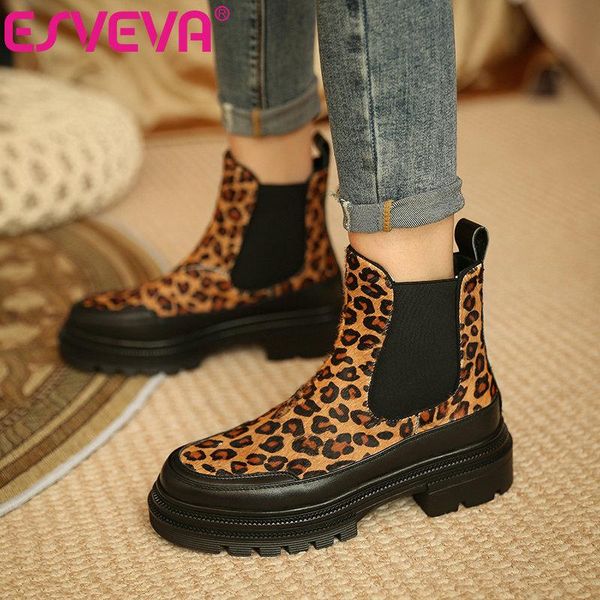 esveva 2021 slip on pu leather ankle boots women boots winter women shoes round toe fashion med heel size 34-39, Black
esveva 2021 slip on pu leather ankle boots women boots winter women shoes round toe fashion med heel size 34-39, Black