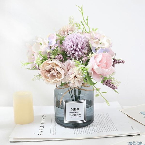 7 heads hydrangea flowers artificial bouquet silk blooming fake peony bridal hand flower roses wedding centerpieces decor
7 heads hydrangea flowers artificial bouquet silk blooming fake peony bridal hand flower roses wedding centerpieces decor