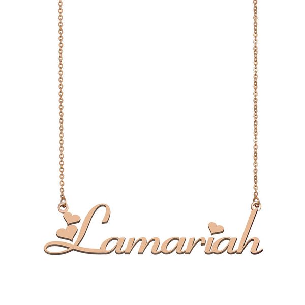 lamariah name necklaces pendant custom personalized for women girls children friends mothers gifts 18k gold plated stainless steel, Silver
lamariah name necklaces pendant custom personalized for women girls children friends mothers gifts 18k gold plated stainless steel, Silver