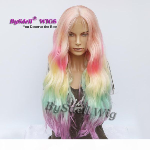 fashion long loose wavy hair wig pastel ombre rainbow color none lace lace front wig african american cosplay drama party wigs, Black
fashion long loose wavy hair wig pastel ombre rainbow color none lace lace front wig african american cosplay drama party wigs, Black