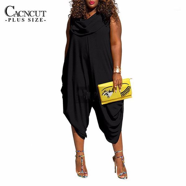 women's jumpsuits & rompers 2021 plus size women jumpsuit scarf collar loose overalls big large straight sleeveless jumpsuits1, Black;white
women's jumpsuits & rompers 2021 plus size women jumpsuit scarf collar loose overalls big large straight sleeveless jumpsuits1, Black;white