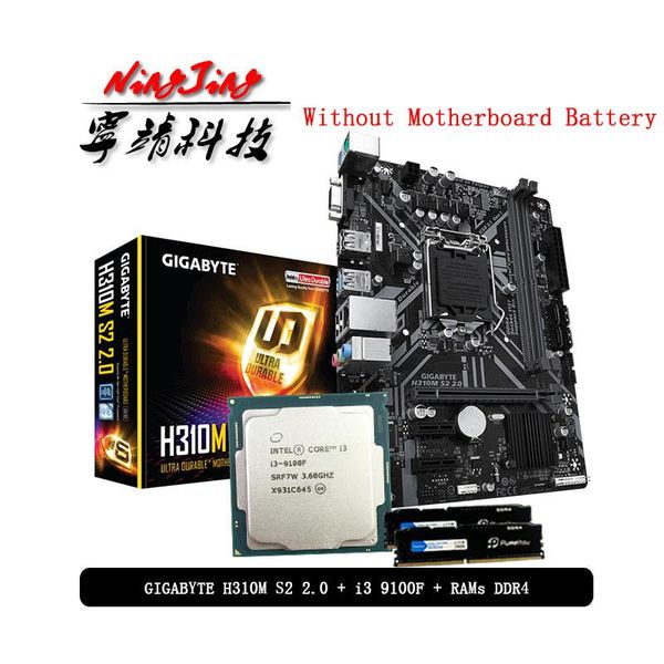 intel core i3 9100f cpu + gigabyte ga h310m s2 2.0 motherboard + pumeitou ddr4 8g 16g 2666mhz rams suit lga 1151 without cooler
intel core i3 9100f cpu + gigabyte ga h310m s2 2.0 motherboard + pumeitou ddr4 8g 16g 2666mhz rams suit lga 1151 without cooler