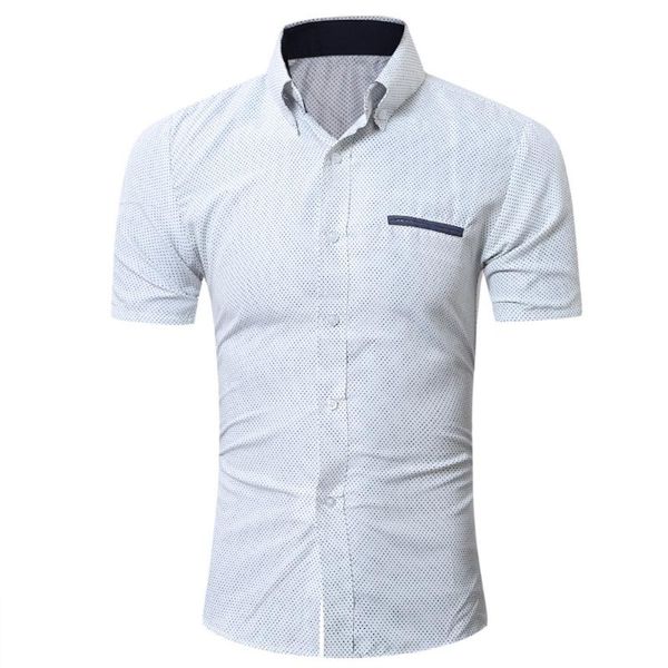 muqgew men shirt slim fit formal mens casual short sleeve shirt business slim dot print blouse camisa masculina#y4, White;black
muqgew men shirt slim fit formal mens casual short sleeve shirt business slim dot print blouse camisa masculina#y4, White;black