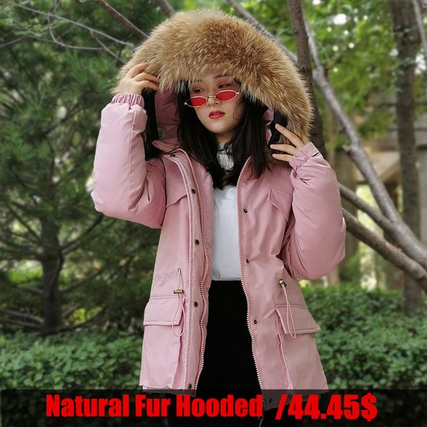large real fox fur collar long coat winter jacket women plus size down thick parkas warm sash tie up snow outwear 1014, Black
large real fox fur collar long coat winter jacket women plus size down thick parkas warm sash tie up snow outwear 1014, Black