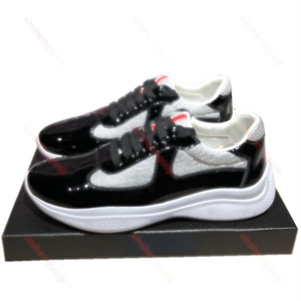 men 2021 casual shoes america's cup progettista sneakers patent leather and nylon lusso sneakers mens shoes up234, Black
men 2021 casual shoes america's cup progettista sneakers patent leather and nylon lusso sneakers mens shoes up234, Black