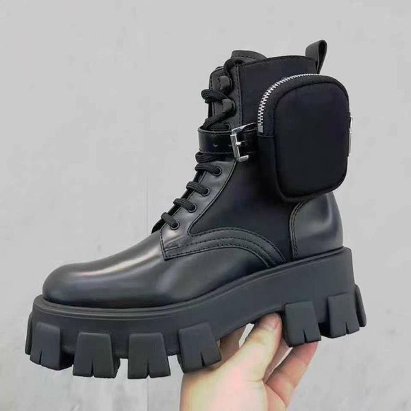 oein 2020 pocket motorcycle boots thick bottom round toe ankle boots platform woman runway genuine leather short fashion, Black
oein 2020 pocket motorcycle boots thick bottom round toe ankle boots platform woman runway genuine leather short fashion, Black