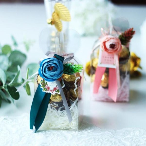 gift wrap diy 8x8x10cm /6x6x7.5cm 10pcs wedding candy flower clear pvc box four color with lafite grass chocolate
gift wrap diy 8x8x10cm /6x6x7.5cm 10pcs wedding candy flower clear pvc box four color with lafite grass chocolate