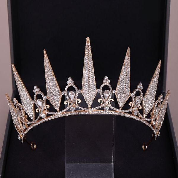 kmvexo baroque geometric crystal crown girls wedding hair accessories bridal tiaras brides hairwear women head princess jewelry y200409, Slivery;golden
kmvexo baroque geometric crystal crown girls wedding hair accessories bridal tiaras brides hairwear women head princess jewelry y200409, Slivery;golden