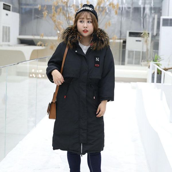 women's down & parkas winter parka women oversize 8xl cotton jacket two sides wear thicken hooded long coats plus size 4xl-8xl fur coll, Black
women's down & parkas winter parka women oversize 8xl cotton jacket two sides wear thicken hooded long coats plus size 4xl-8xl fur coll, Black