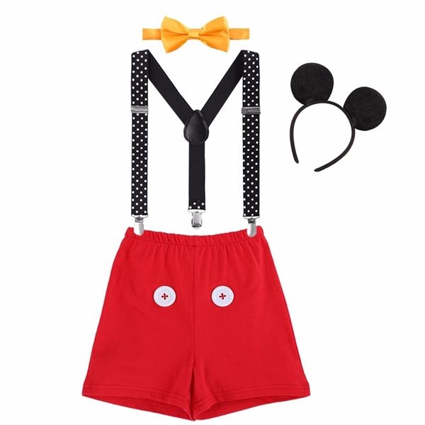 Baby Birthday Clothes Toddler Baby Outfit Set For Smash The Cake Cute Girl Baby Birthday Clothes For P Shoot Cake Smash Boy Y200323