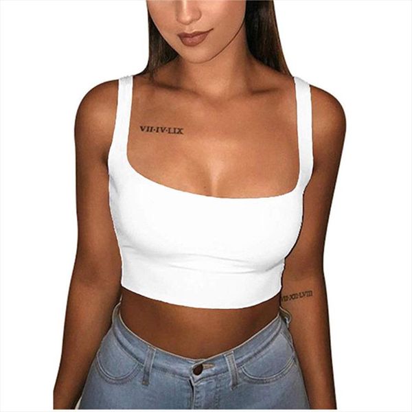 женщины summer sexy рукавов топы жилет повседневный плеча пробки crop tops cami бретели черный синий оранжевый красный белый, White
женщины summer sexy рукавов топы жилет повседневный плеча пробки crop tops cami бретели черный синий оранжевый красный белый, White