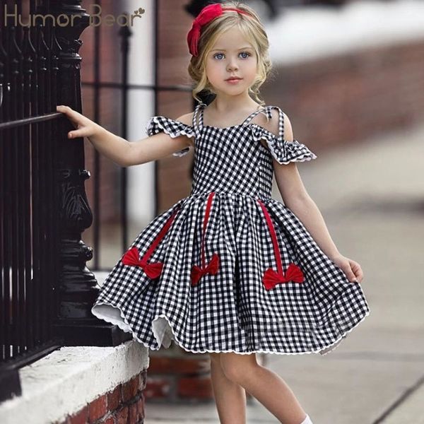 humor bear summer girls dress 2019 brand new plaid bow lace sling sleeve student dress party princess kids children's clothing t200624, Red;yellow
humor bear summer girls dress 2019 brand new plaid bow lace sling sleeve student dress party princess kids children's clothing t200624, Red;yellow