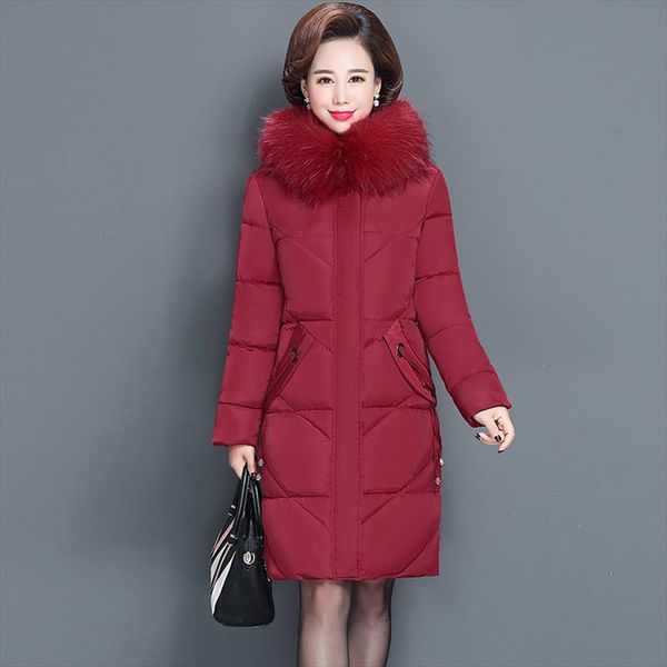 womens winter jacket fur collar female jacket slim cotton padded long outerwear winter coat parka large size 6xl, Black
womens winter jacket fur collar female jacket slim cotton padded long outerwear winter coat parka large size 6xl, Black