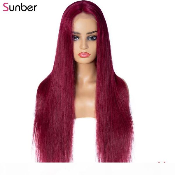 sunber long straight lace wig burgundy color human hair wig 150% density peruvian fake scalp lace part for women, Black;brown
sunber long straight lace wig burgundy color human hair wig 150% density peruvian fake scalp lace part for women, Black;brown