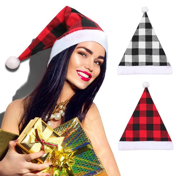 2020 cotton line christmas hat santa claus hat plaid christmas xmas new year cap party home decor festival props
2020 cotton line christmas hat santa claus hat plaid christmas xmas new year cap party home decor festival props