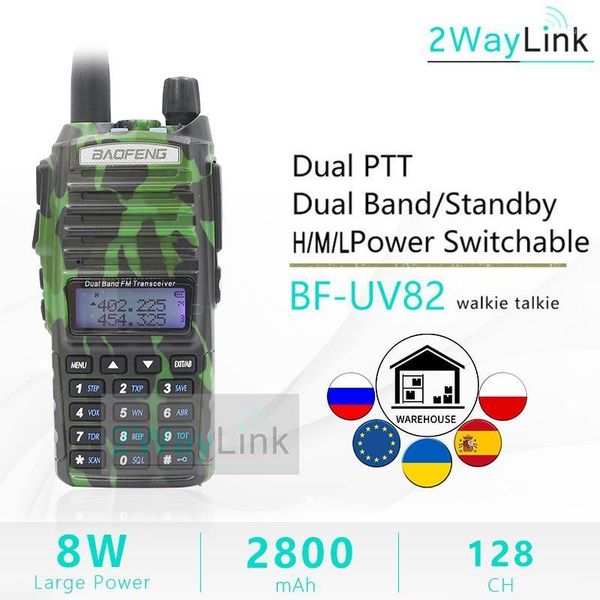 walkie talkie 8w baofeng uv-82 8watts portable ham radio 10 km uv 82 uv82 camouflage uv-9r plus two way radio1
walkie talkie 8w baofeng uv-82 8watts portable ham radio 10 km uv 82 uv82 camouflage uv-9r plus two way radio1