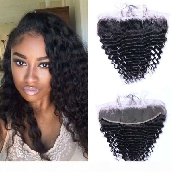 13x4 ear to ear lace frontals closure with baby hair peruvian deep wave human hair frontal natural color, Black;brown
13x4 ear to ear lace frontals closure with baby hair peruvian deep wave human hair frontal natural color, Black;brown