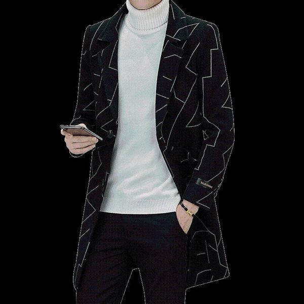 2020 brand wool blends coats long jacket men casual overcoat winter mens trench coat fashion business formal windbreaker jackets, Black
2020 brand wool blends coats long jacket men casual overcoat winter mens trench coat fashion business formal windbreaker jackets, Black