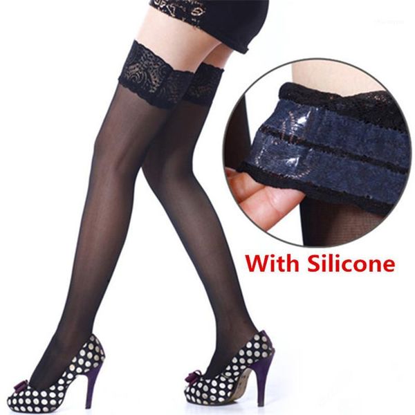 6 colors lace stockings for women ladies stay up thigh high silicone nylon stockings female erotic lingerie pantyhose1, Black;white
6 colors lace stockings for women ladies stay up thigh high silicone nylon stockings female erotic lingerie pantyhose1, Black;white