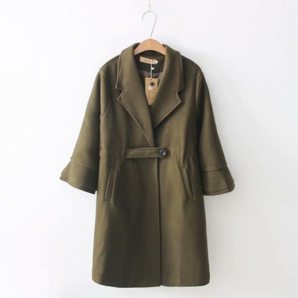 woman wool coat long sleeve plaid turn-down collar women women jackets loose button femme woolen coats long coat coats1, Black
woman wool coat long sleeve plaid turn-down collar women women jackets loose button femme woolen coats long coat coats1, Black