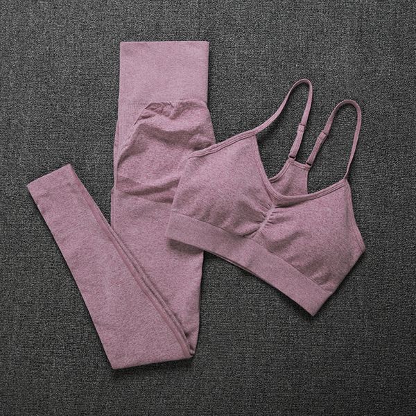 solid seamless gym two piece set women high stretchy tracksuit women sports high waist leggings workout pants sets women c0122, Gray
solid seamless gym two piece set women high stretchy tracksuit women sports high waist leggings workout pants sets women c0122, Gray