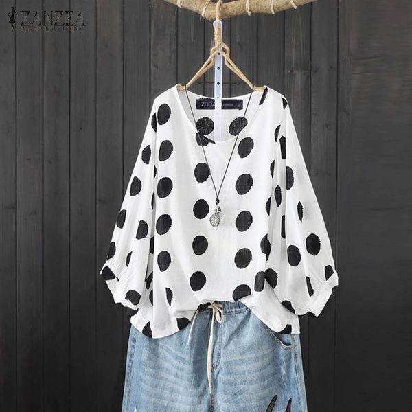 zanzea fashion women polka dot lantern sleeve blouse summer shirt femininas vintage ladies loose work blusas mujer bohemian y200622, White
zanzea fashion women polka dot lantern sleeve blouse summer shirt femininas vintage ladies loose work blusas mujer bohemian y200622, White