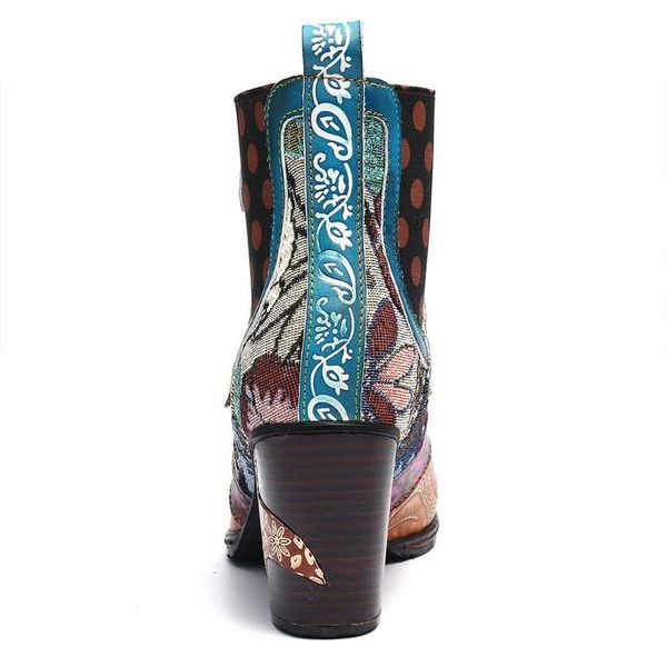 women boots retro genuine leather splicing high heel zipper dress short boots ladies shoes women ankle shoes botas mujer 20201791724, Black
women boots retro genuine leather splicing high heel zipper dress short boots ladies shoes women ankle shoes botas mujer 20201791724, Black