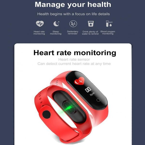 bracelet pedometer fitness tracker blood pressure monitor sport m4 waterproof watch smart electronics
bracelet pedometer fitness tracker blood pressure monitor sport m4 waterproof watch smart electronics