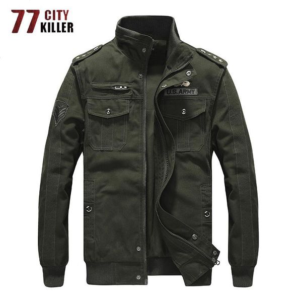 77city killer army bomber jacket men spring autumn pilot jackets male cotton multi-pocket men jacket plus size m-6xl, Black;brown
77city killer army bomber jacket men spring autumn pilot jackets male cotton multi-pocket men jacket plus size m-6xl, Black;brown