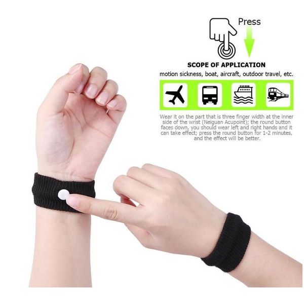 2pcs travel morning sickness wrist bands anti nausea motion sickness car boat plane wristband wrist support dro qylycp, Black;red
2pcs travel morning sickness wrist bands anti nausea motion sickness car boat plane wristband wrist support dro qylycp, Black;red