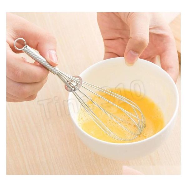

stainless steel handle egg beater drink whisk mixer foamer kitchen egg tools mini handle mixer stirrer tools ag jllhsl xhlight