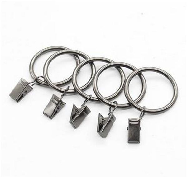 10 pcs/set durable circle shaped curtain rings with clips shower bath hooks silver color metal curtai jlleje
10 pcs/set durable circle shaped curtain rings with clips shower bath hooks silver color metal curtai jlleje