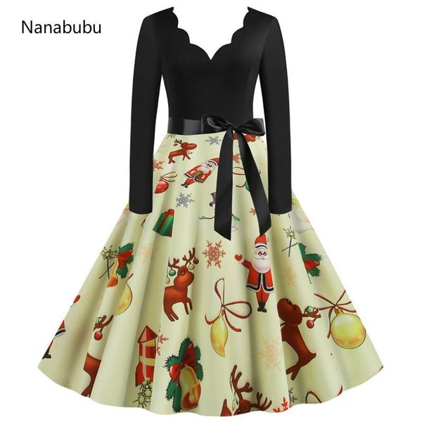casual dresses winter christmas women 50s 60s vintage robe swing pinup elegant party dress long sleeve plus size print black, Black;gray
casual dresses winter christmas women 50s 60s vintage robe swing pinup elegant party dress long sleeve plus size print black, Black;gray
