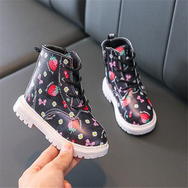 new fashion kids boots baby girls toddler warm winter shoes with soft nap inner children strawberry chaussures pour enfants, Black;grey
new fashion kids boots baby girls toddler warm winter shoes with soft nap inner children strawberry chaussures pour enfants, Black;grey