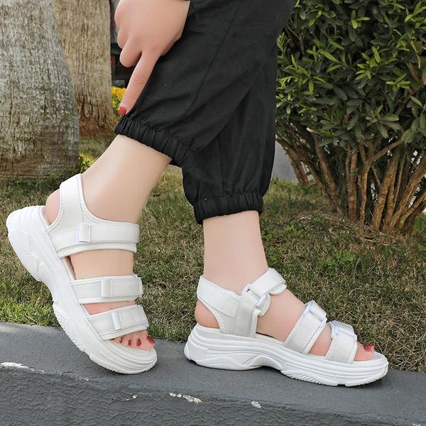 open toe sandalias woman casual shoes ladies platform footwear sandalias mujer summer sandals women flat shoes, Black
open toe sandalias woman casual shoes ladies platform footwear sandalias mujer summer sandals women flat shoes, Black