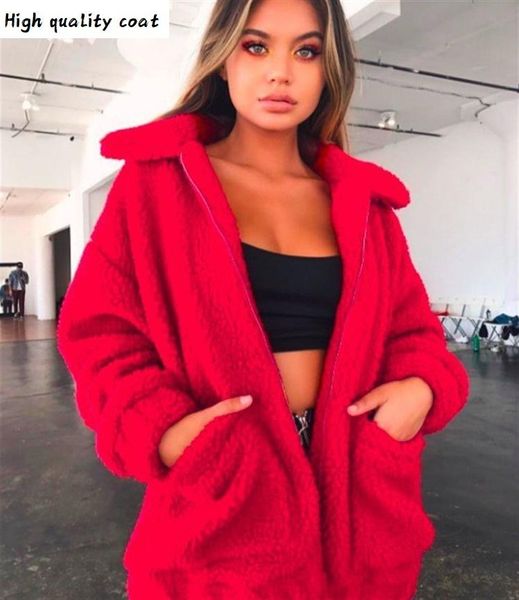 coat teddy women fluffy jacket autumn zipper plush thick casual plus size lamb winter faux fur coat female overcoat, Black
coat teddy women fluffy jacket autumn zipper plush thick casual plus size lamb winter faux fur coat female overcoat, Black