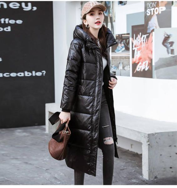women's down & parkas fashion korean simple cotton women's jacket autumn winter 2021 hooded coat female long woman mujeres abrigos, Black
women's down & parkas fashion korean simple cotton women's jacket autumn winter 2021 hooded coat female long woman mujeres abrigos, Black